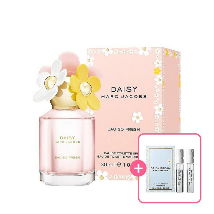 [공식수입원] 마크 제이 콥스 데이지 오 쏘 프레쉬 EDT 30ML (  데이지드림EDT 1.2ml 2개)