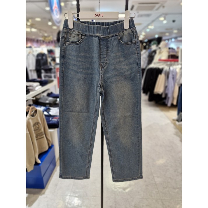 쿠팡 (소이)﻿ 주니어 NC동아쇼핑 스트레이트 블루진 바지 25S0211