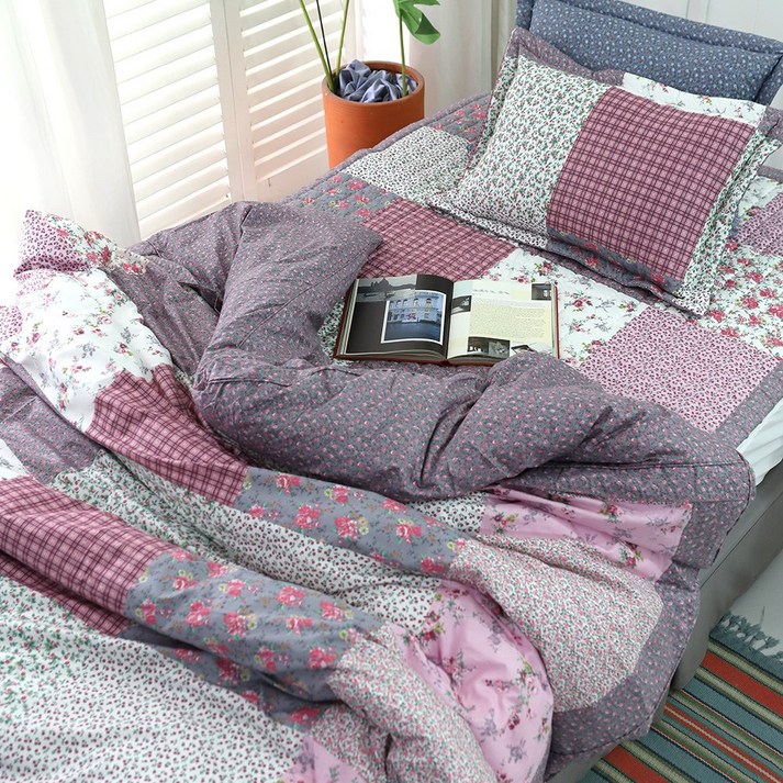 라라패치 30수 광목면100% 이불커버, 싱글(S)/더블(D)/퀸(Q)