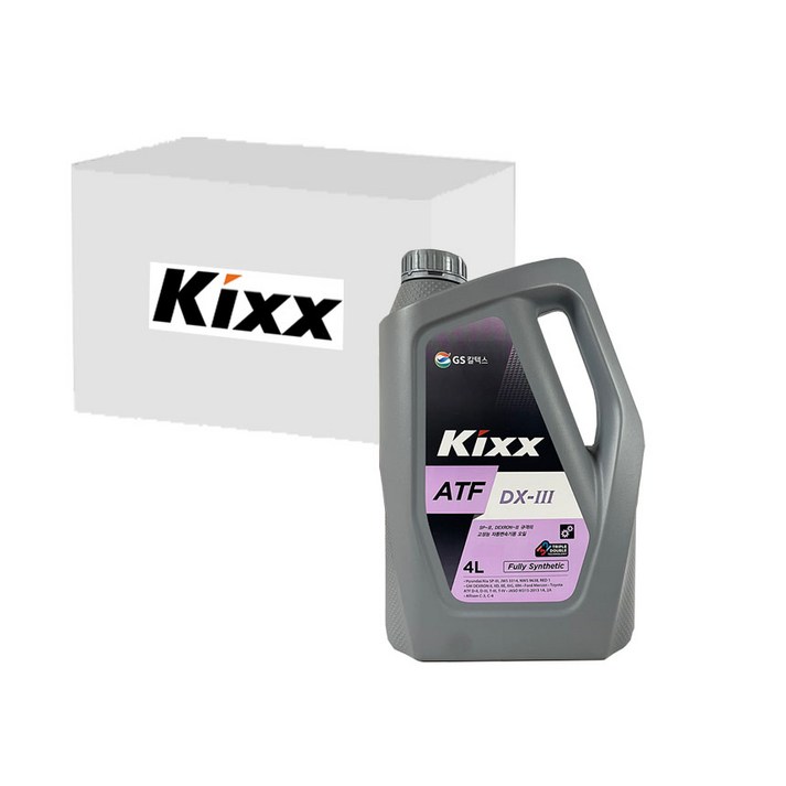 KIXX 킥스 ATF DX-III (자동미션오일, 덱스론3, 4L x 4개), 1개 20240504