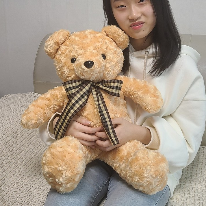 곰인형 ART러브체크 국내생산 애착곰인형 모음 크리스마스 선물 곰인형 곰돌이 답례품 판촉물