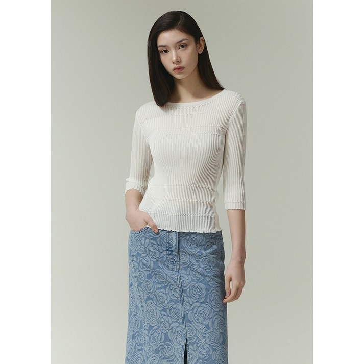 잇미샤 잇미샤  리브니트 풀오버(ITP3KPO750)_DG