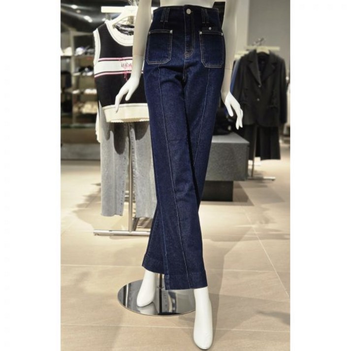 에고이스트 앞포켓패치 슬림와이드 데님팬츠 ER4DP461 한정수량 1903810