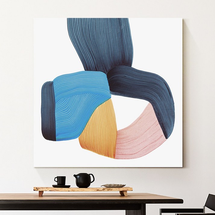 [인메이블] 로낭 부홀렉 15~26번 그림 추상화 액자 거실 카페 인테리어 개업 집들이 선물 색체 테라피 Ronan Bouroullec, 캔버스액자