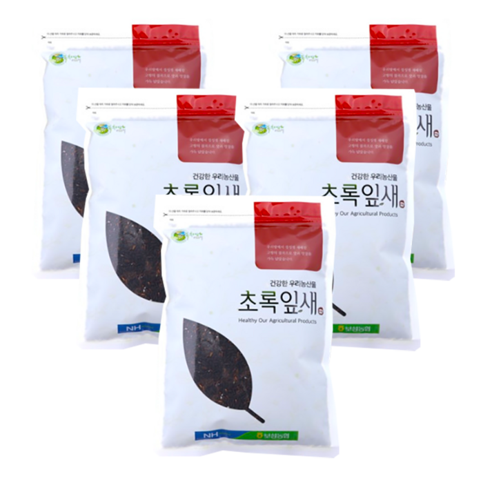 보성농협 국산 찰흑미 1kg 5개 흑백미, 5개