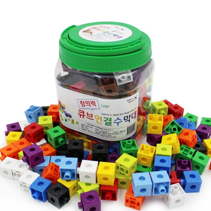 멀티 연결큐브 수막대 12색 120p 멀티 연결큐브 수막대 12색 120p