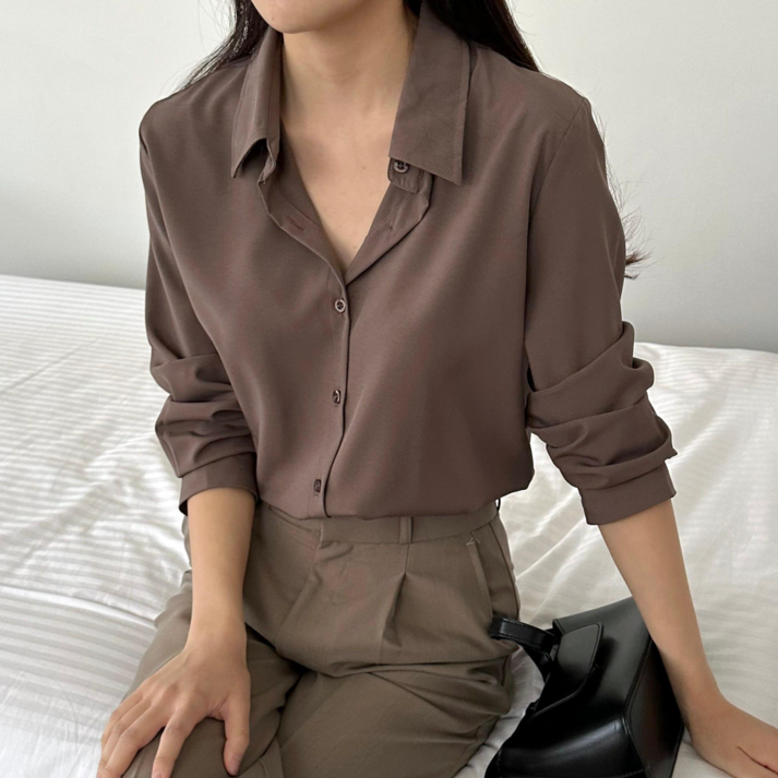 루나제이 여성 블라우스 구김없는 여자 셔츠 링클프리 14가지 컬러