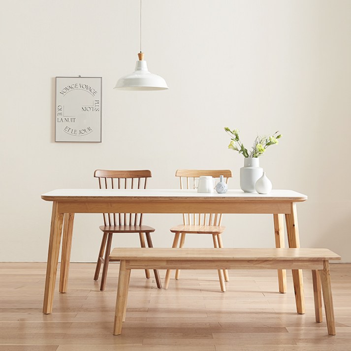 보루네오 엘리브 리튼 2000 원목 8인 식탁 테이블 dp058