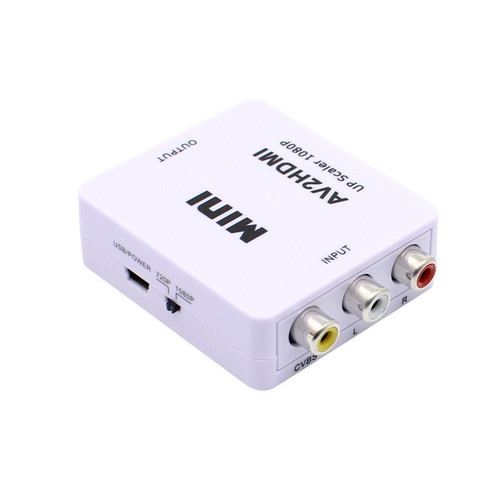 넥시 AV to HDMI 컨버터, NX3RCAHD, 1개