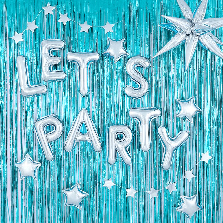 스타커튼 LET S PARTY 홈파티 장식 세트