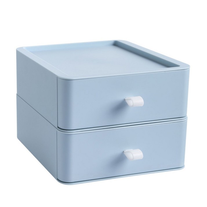 마음이음마켓 디럭스 보조 수납함 20 x 20 x 16 cm, 블루, 2칸 마음이음마켓 디럭스 보조 수납함 20 x 20 x 16 cm, 블루, 2칸
