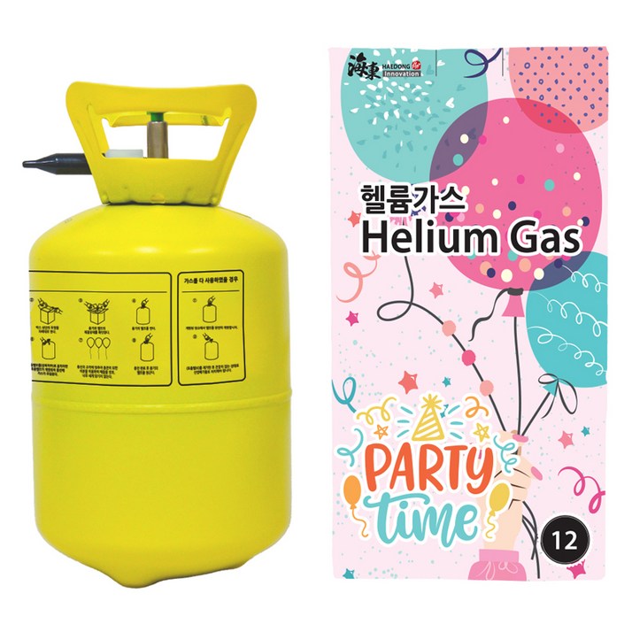 파티클럽 일회용 헬륨가스 12개용