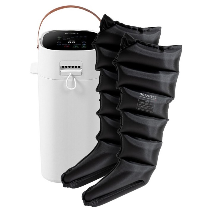 닥터웰 에어핏 6구 공기압 다리 마사지기 + 전용 보관함 세트 DR-5900
