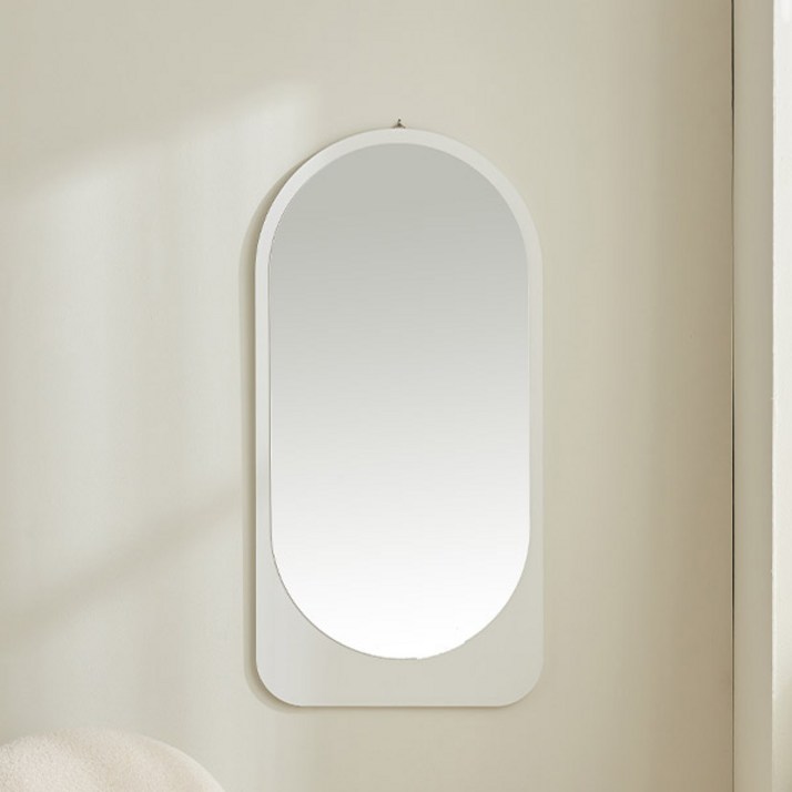 삼익가구 모라 아치형 벽걸이 반신거울 600