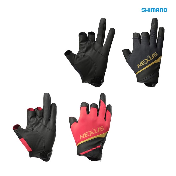 [인수상회] 시마노 GL-104Y 넥서스 스트레치 3컷 낚시 장갑 윤성 보증특약점