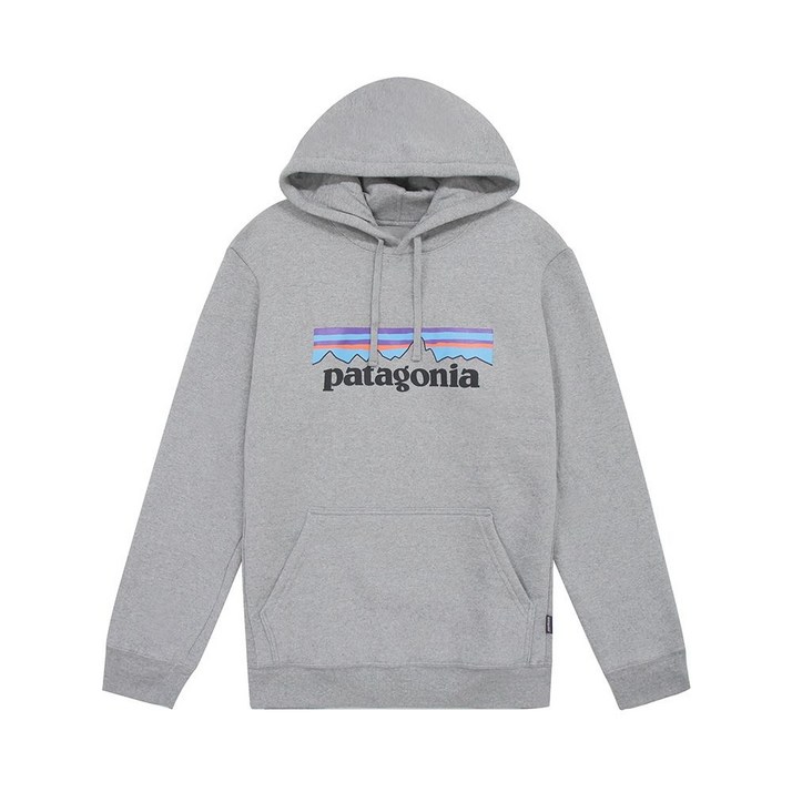 백화점출고 파타고니아 현대Hmall P6 로고 업라이절 기모 플리스 후드티 후디 그레이 39622GLH 등산 조끼 아웃도어 티셔츠 양털