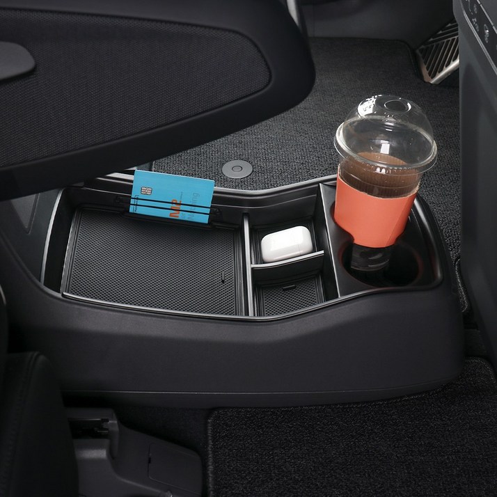 유투카 EV9 튜닝 콘솔트레이 하단 콘솔박스 다용도 수납 정리함 신차필수 용품, 단일색상, 컨텐츠 참조