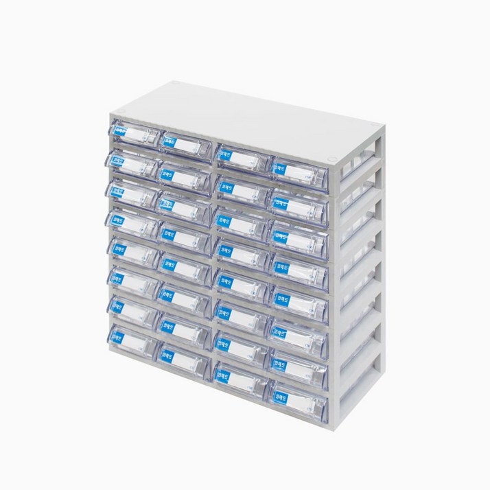 코메드 CMD-501-8 멀티박스 32칸 투명서랍장