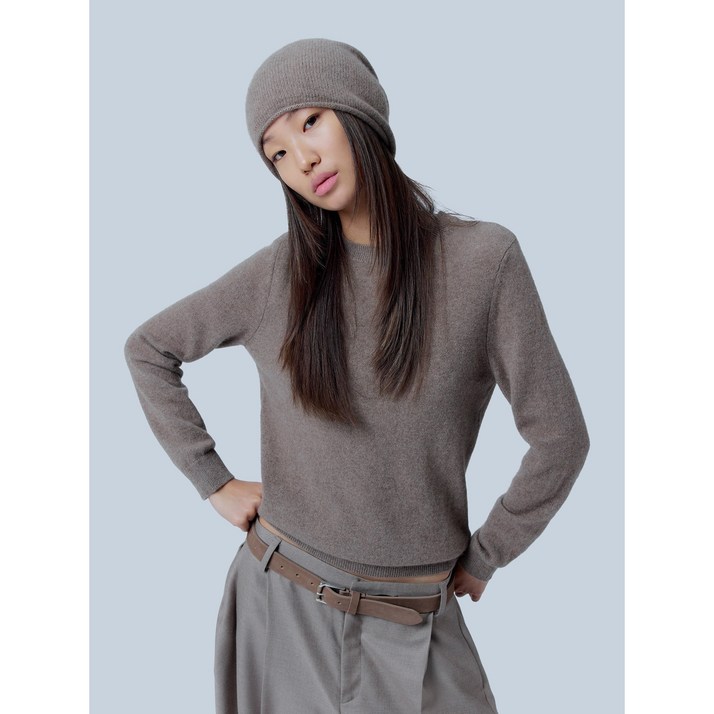 GOBI Official 고비 공식 스토어고비 캐시미어 100 캐시미어 모자  스웨터 세트