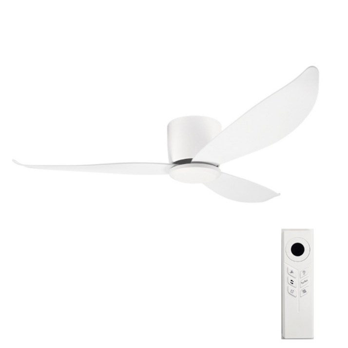 52인치 저소음 천장실링팬 리모컨 포함 무상A/S 2년 모터 5년 보장, 화이트 LED모듈X