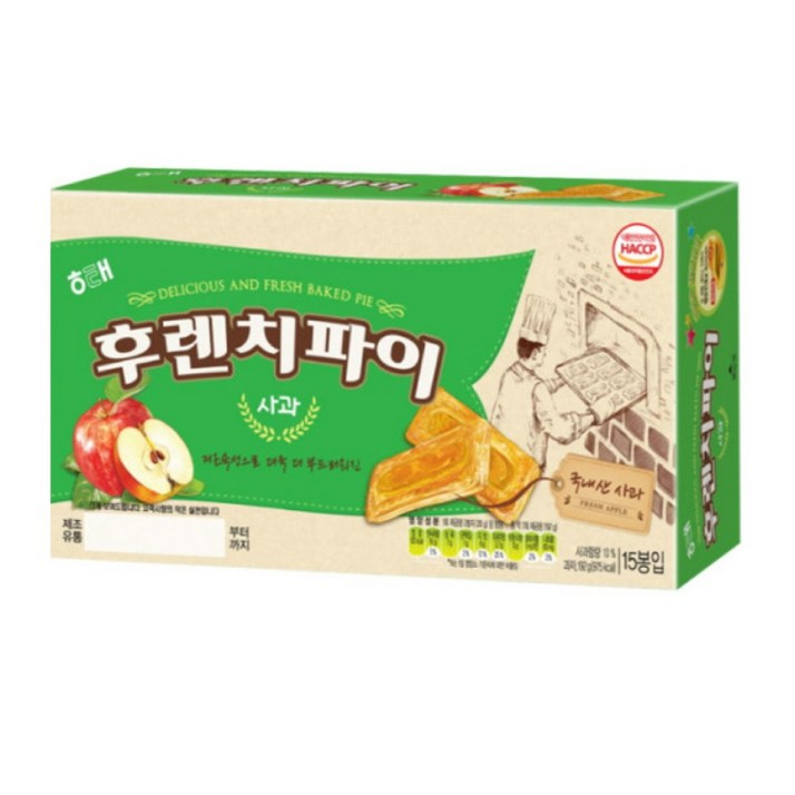 해태제과 후렌치 파이 사과