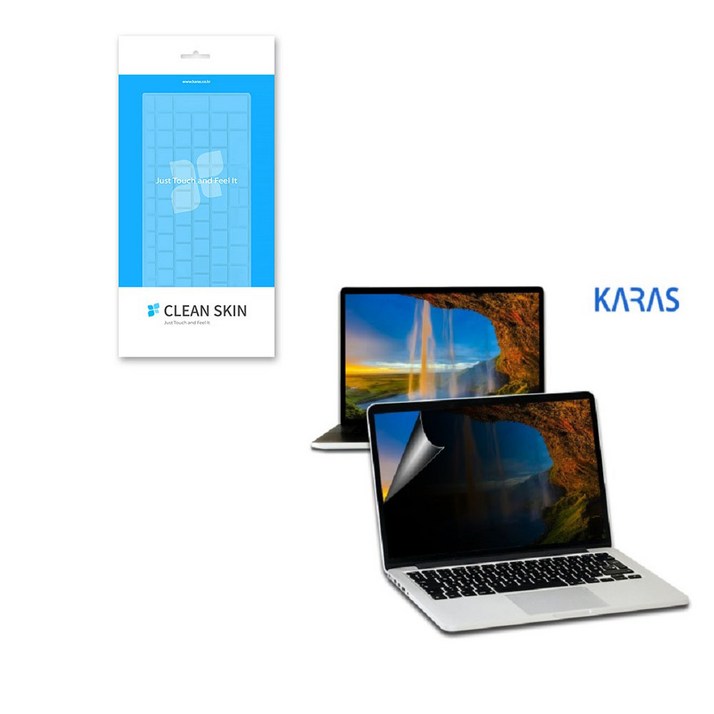 카라스 삼성 NT950XEE,NT951XEE,NT950XGK,NT951XGK,NT950XEV용 흡착식 정보보호필름+노트북키스킨 셋트상품, 1개, 단품