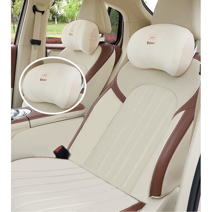 더빌리언 차량용 귀여운 목쿠션 메모리폼 목베게, 1개, 코드 Y5 목쿠션