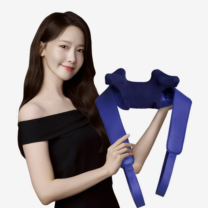 [풀리오 본사] 목 어깨 마사지기V3 / 무선 온열 3단안마볼 승모근 안마, 다크퍼플