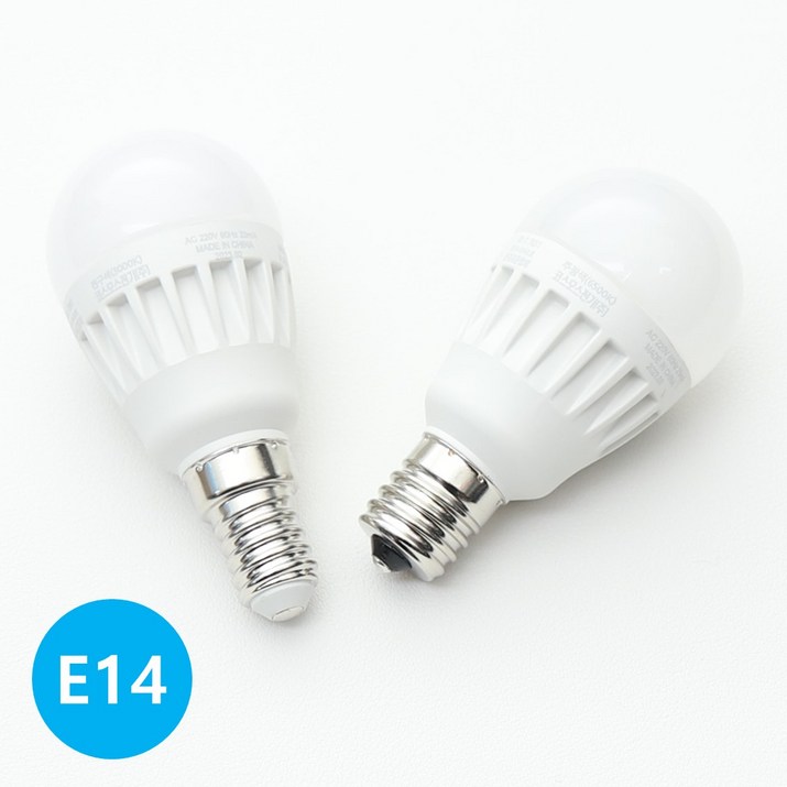 LONG e14 미니크립톤 LED 5W, 18개, 주광색