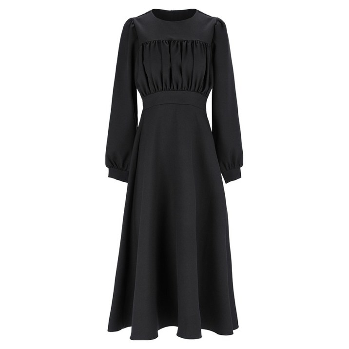 이사베이 셔링 디테일 롱 원피스 VHOAX2582