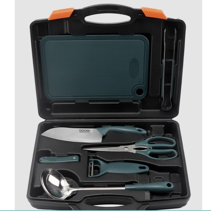 캠핑 키친툴세트 조리도구 7종 접이식 수납형