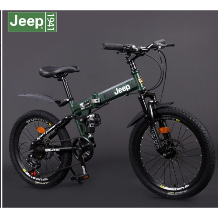 지프 JEEP 20인치 2218  접이식 산악 팻바이크 미니벨로 자전거 폴딩 출퇴근 클래식