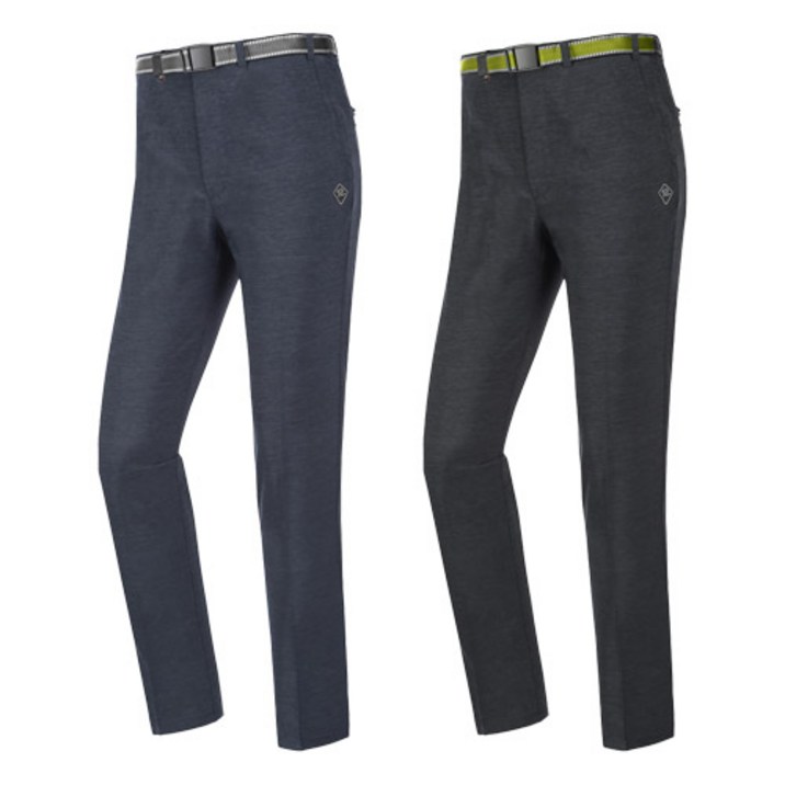 [1+1] 남성 멜란지 클래식 벨트 등산 팬츠 SWP746 근무복 등산바지 출근복 아웃도어 바지 아빠바지 현장복 작업복