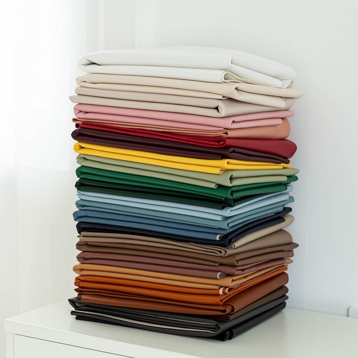 천가게 인조가죽원단 플레인 레자원단 친환경 합성피혁 생활방수천 심플레더 한마, 01) 백아이보리, 1개