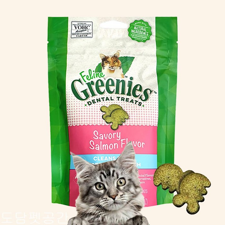 그리니즈 필라인 고양이 이빨과자 치석제거 간식, 1개, 60g