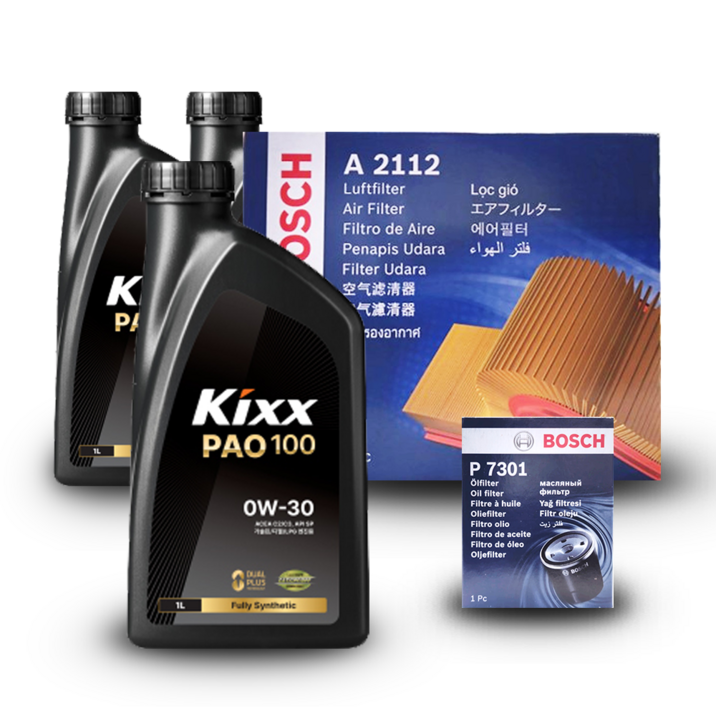 트래버스 3.6 가솔린 엔진오일세트 킥스 파오100 0W30 (PAO100) (구) 파오1