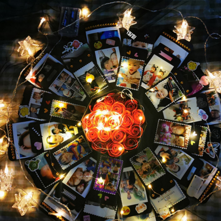 서프라이즈 박스 기프트 선물 포장 여자가 프로포즈 종이 예쁜 남자친구 남편 고급 이벤트 기념일 생일