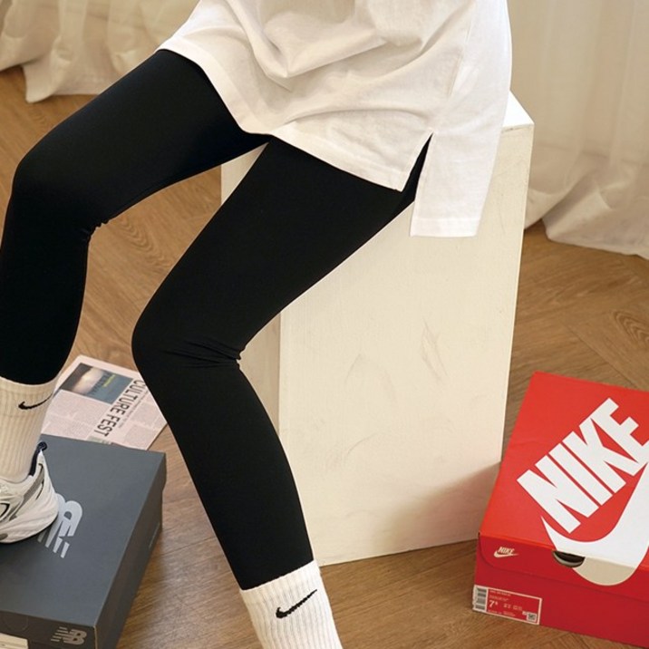 [큐티팝] 코튼100% 리얼 레이어드 반팔 롱 티셔츠 3종