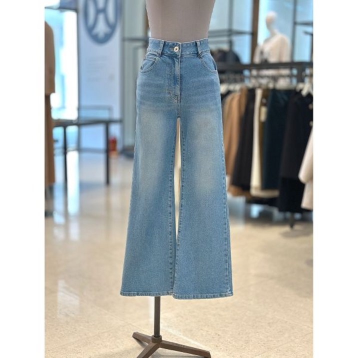 듀엘 부츠컷 라이트블루 데님 팬츠 L242PSA437