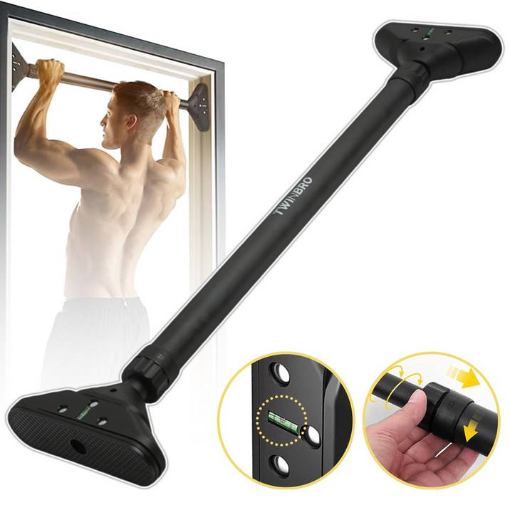 극강 고정 프리미엄 3중 안전 문틀 철봉 가정용 턱걸이 운동기구