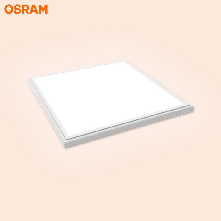 오스람 LED 엣지등 면조명 평판등 슬림 무타공 640x640 50w, 주광색 흰빛