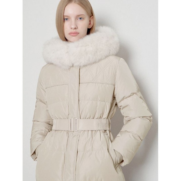 리스트 폭스퍼 벨티드 덕다운 점퍼 TSDJPO82100