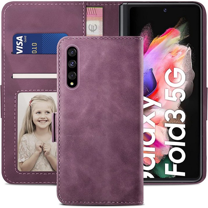 삼성 갤럭시 z폴드4 5G 지갑형 카드수납 다이어리 휴대폰리 케이스 galaxy z fold 4 Leather wallet case 적용 6790473384