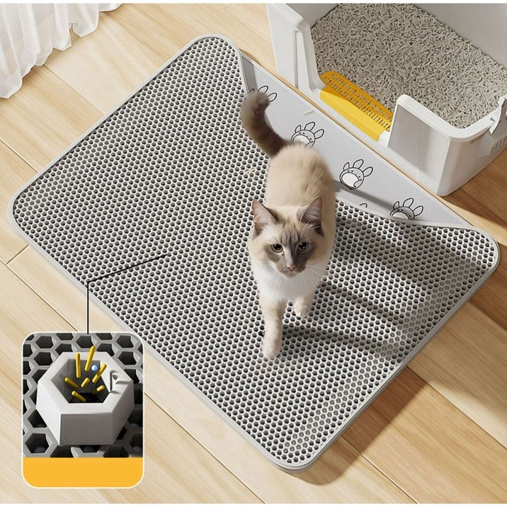 고양이 모래 사막화방지 벌집 매트