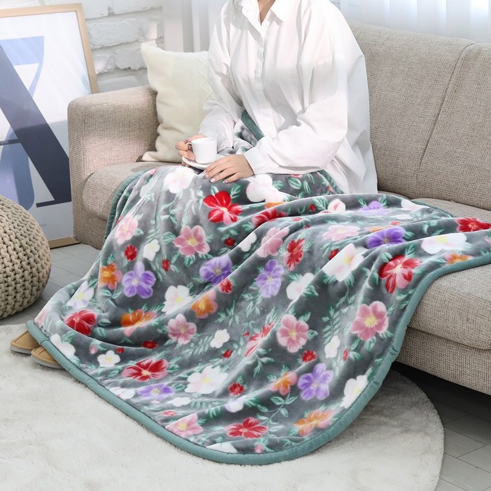 한성실업 메리로즈 양면 밍크담요 중형100X130