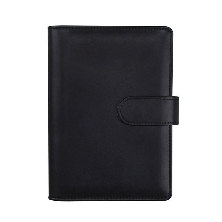 푸꾸푸꾸 마카롱 다이어리 6공 커버 A5, 블랙 (A5)