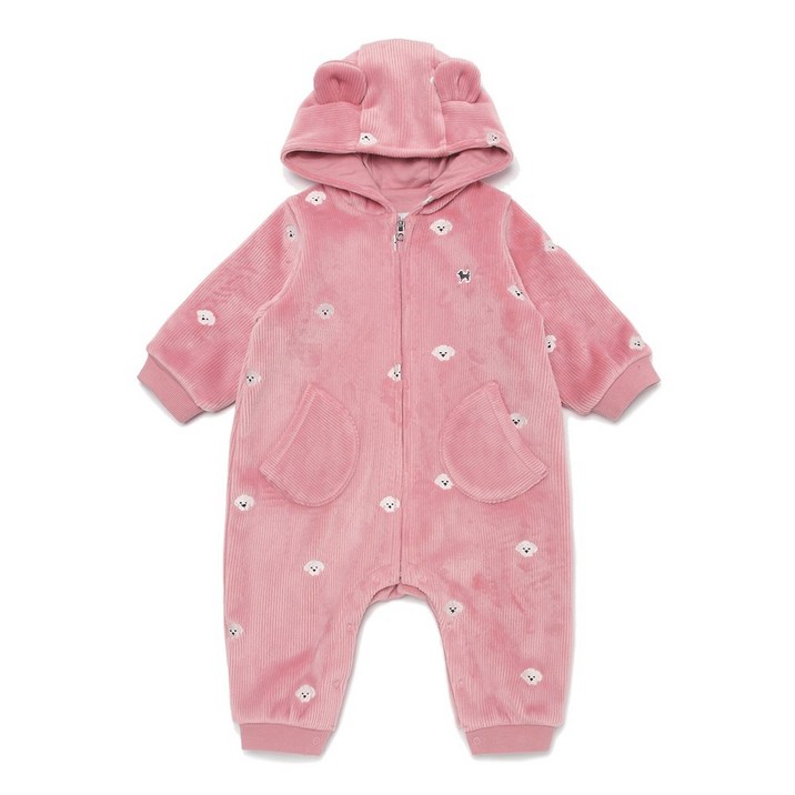 11/11일 까지 특가) 블루독베이비 벨로아 후드집업 우주복