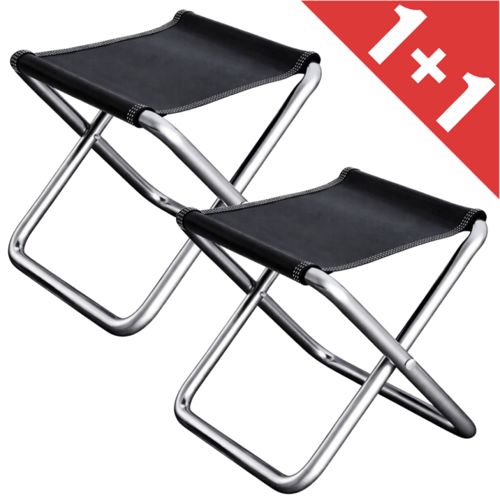 에이블민 초경량 간편 접이식 미니 캠핑 의자 1+1