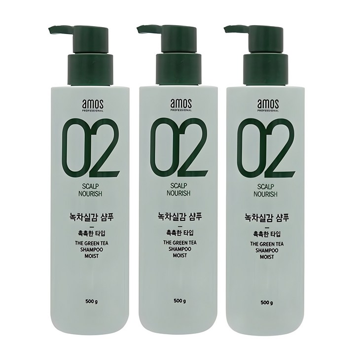 아모스프로페셔널 녹차실감 샴푸 촉촉한 타입