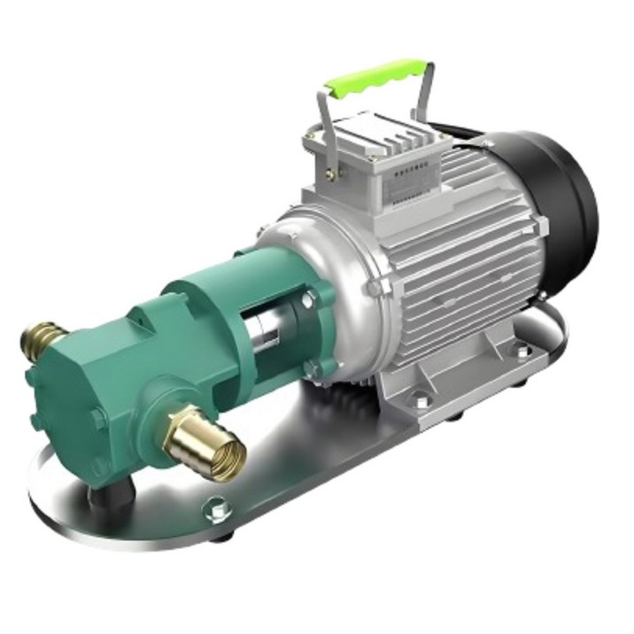 하이드플로 자흡식 전동 오일 펌프 220v 기어 이송 급유기 유압 엔진